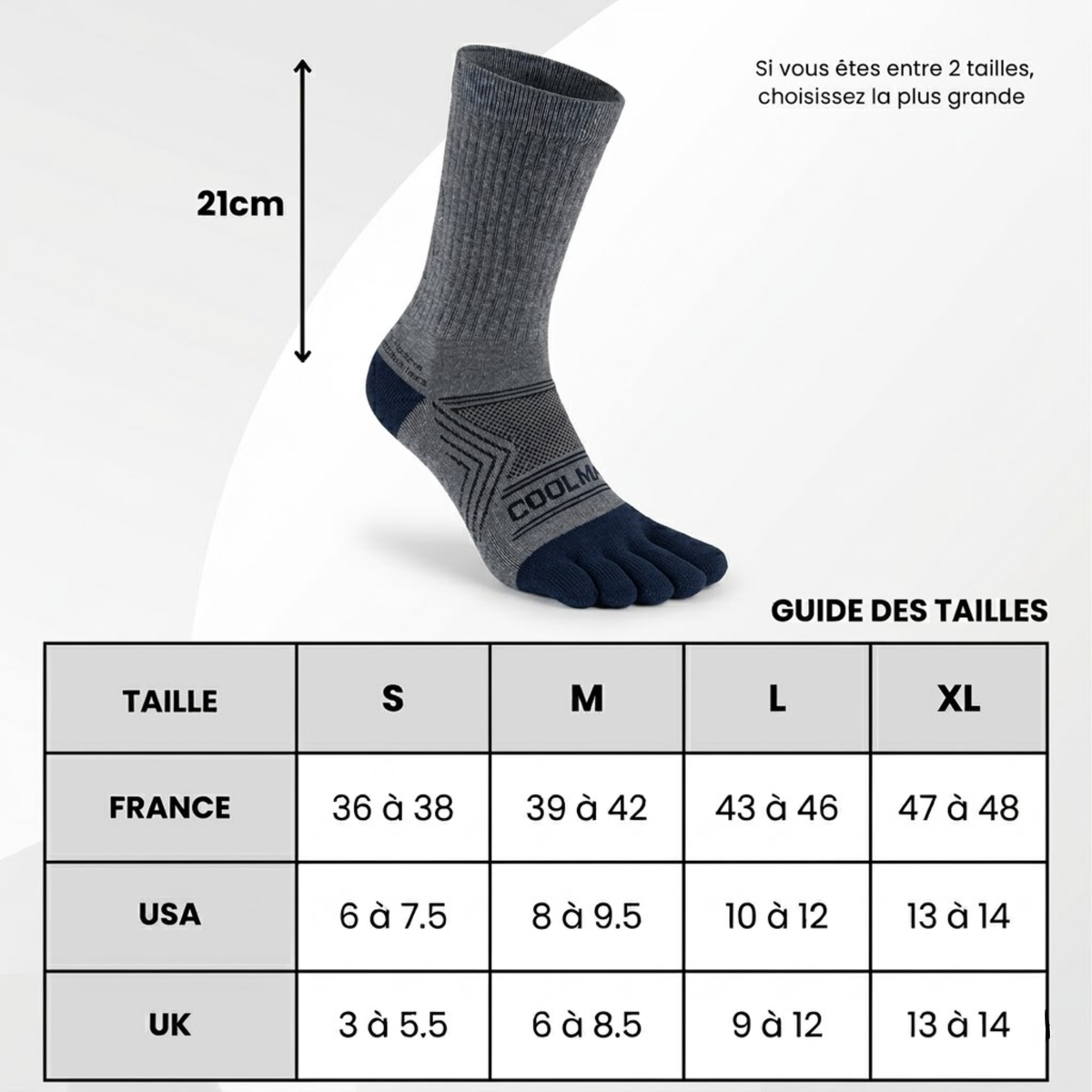 COOLMAX - Hauteur mi-mollet